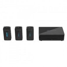Microfon wireless digital dual 100m carcasă-încărcare BOYA BY-XM6-K2