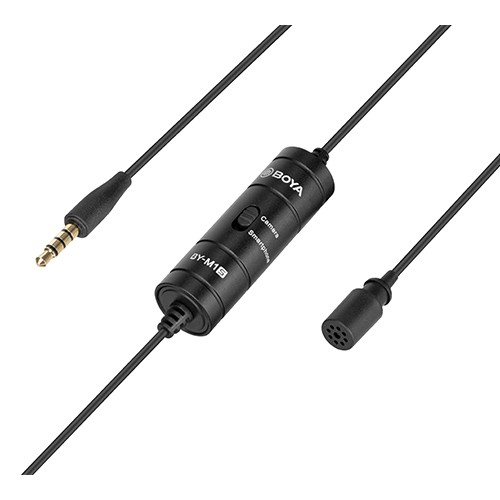 Микрофон петличный для телефона камеры 3.5мм 6м BOYA BY-M1S