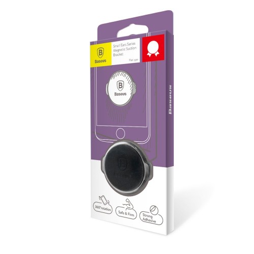 Магнитный держатель для телефона плоский на клею Baseus Small Ears SUER-C01