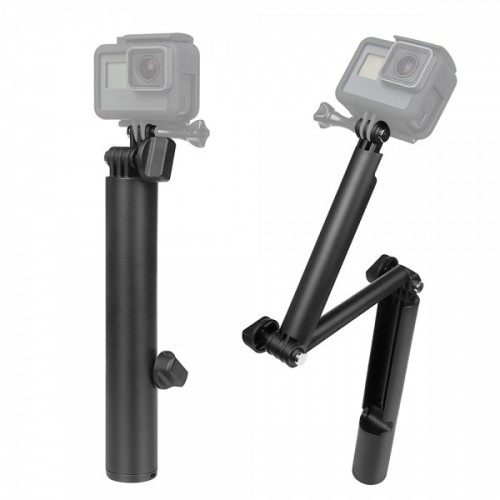 Monopod 3way 3în1 Shoot XTGP456 pentru camere de acțiune GoPro, Xiaomi YI, Sjcam