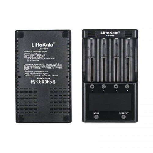 Зарядне Li-ion/Ni-Mh 4x AAA AA 18650 Liitokala Lii-500s