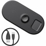 Зарядка беспроводная 3в1 телефон часы наушники Baseus Smart WX3IN1-C01