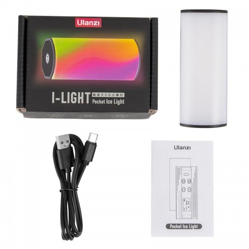Лампа відеосвітло RGB циліндрична магнітна Ulanzi I-Light