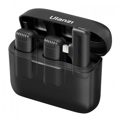 Microfon wireless dual Lightning pentru iPhone Ulanzi J12