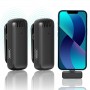 Microfon wireless dual Lightning pentru iPhone Ulanzi J12
