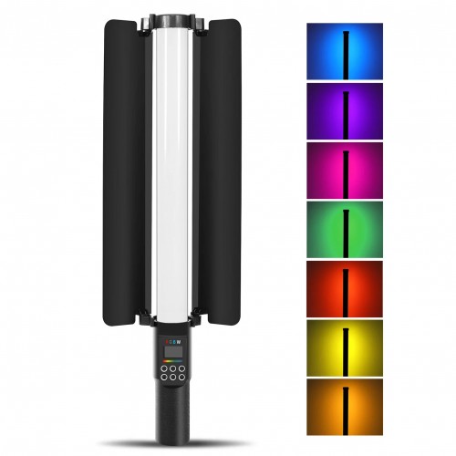 Світлодіодний освітлювач палка RGB 122 LED 55см відбивач Puluz PU4135