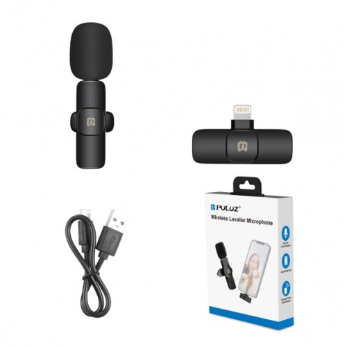 Мікрофон бездротовий Lightning цифровий 2.4ГГц айфон Puluz PU3083B