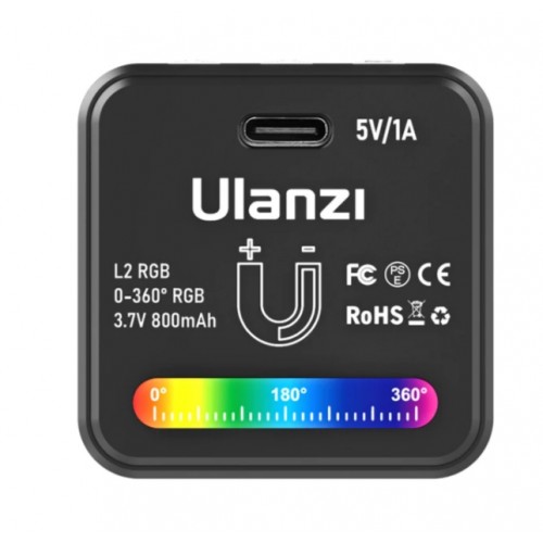 Накамерне відеосвітло RGB міні магнітний Ulanzi L2 RGB