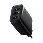 Зарядка для телефона планшета 17Вт 3х USB черная Baseus Compact CCXJ020101