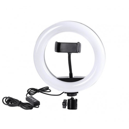Lampă inelară 20cm fără trepied AC Prof