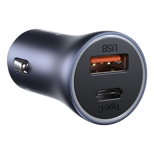 Încărcător în bricheta de aprindere pentru iPhone USB Type-C 40W Baseus Golden Contactor Pro CCJD-0G