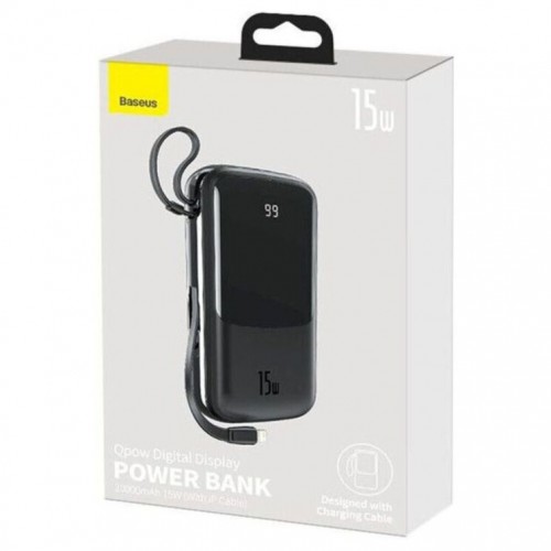 Powerbank 20000 mAh 15W USB Lightning Baseus Qpow PPQD-F01