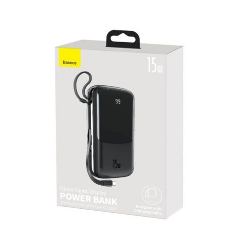 Powerbank 20000 mAh 15W USB Type-C Baseus Qpow PPQD-G01