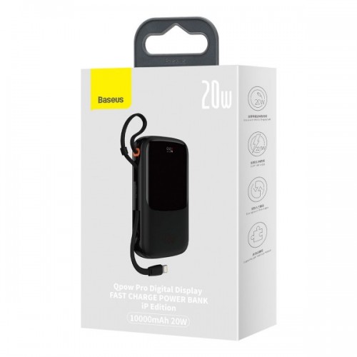 Powerbank 10000 mAh 20W USB Lightning Baseus Qpow PPQD020001