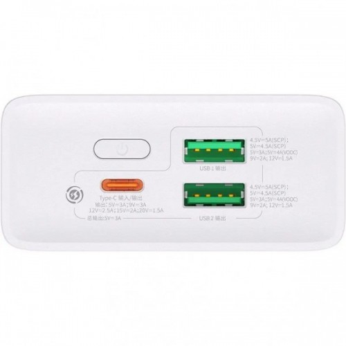 Powerbank 20000 mAh 30W Type-C 2x USB alb Baseus Adaman2 PPAD050002