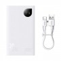 Powerbank 20000 mAh 30W Type-C 2x USB alb Baseus Adaman2 PPAD050002