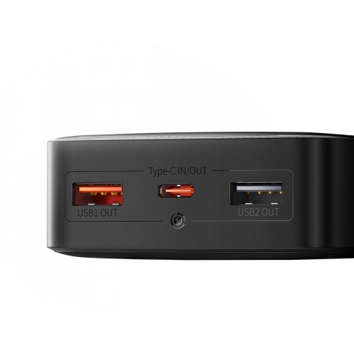 Powerbank 20000 mAh 25W 2x USB Type-C negru Baseus Bipow PPBD020301