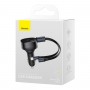 Адаптер в прикуриватель 30Вт с коротким кабелем Lightning Type-C Baseus Enjoyment CGTX000001