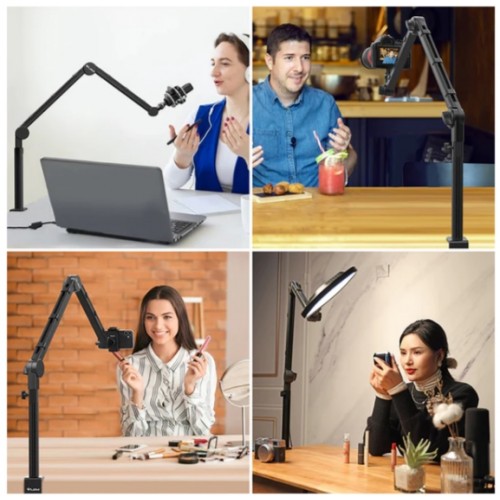 Pantograf suport pe birou pentru cameră microfon 1.5kg 100cm Ulanzi VIJIM LS24