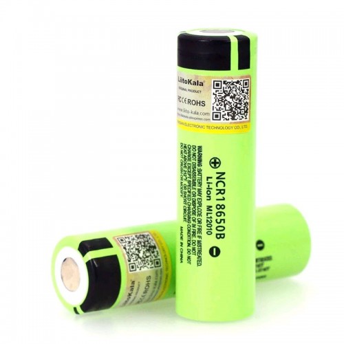 Акумулятор 18650 li-ion 3400мАг 6А без захисту LiitoKala 34B