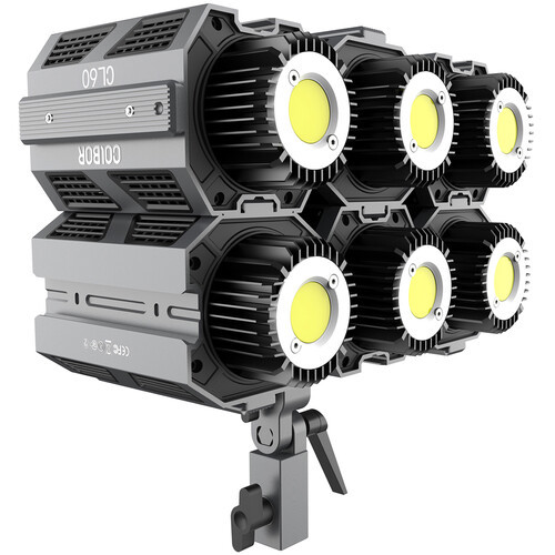 Lumină de studio permanentă Bi-Color LED 65W 2700-6500K COLBOR CL60