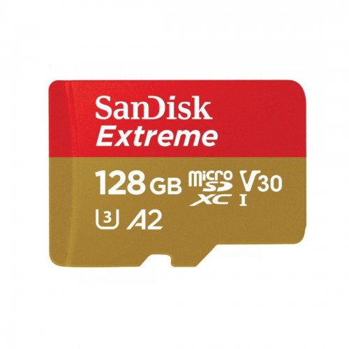 Карта пам'яті 128 ГБ microSDXC UHS-I U3 A2 SanDisk Extreme SDSQXAA-128G-GN6MA