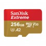 Карта памяти 256 ГБ microSDXC UHS-I U3 A2 SanDisk Extreme SDSQXAV-256G-GN6MA