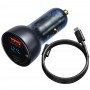 Adaptor pentru bricheta auto 65W cu încărcare rapidă USB Type-C Baseus TZCCKX-0G