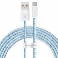 Кабель Type-C 100Вт 2м блакитний Baseus Dynamic CALD000703