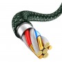 Кабель Lightning для айфон 2.4А 1м зеленый Baseus Dynamic 2 CALD040006