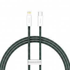 Кабель Type-C Lightning для айфон PD 20Вт 1м зеленый Baseus Dynamic 2 CALD040206