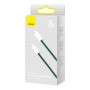 Кабель Type-C Lightning для айфон PD 20Вт 1м зеленый Baseus Dynamic 2 CALD040206