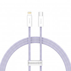 Кабель Type-C Lightning для айфон PD 20Вт 1м фиолетовый Baseus Dynamic 2 CALD040205