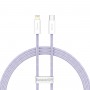 Кабель Type-C Lightning для айфон PD 20Вт 1м фиолетовый Baseus Dynamic 2 CALD040205