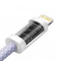Кабель Type-C Lightning для айфон PD 20Вт 1м фиолетовый Baseus Dynamic 2 CALD040205
