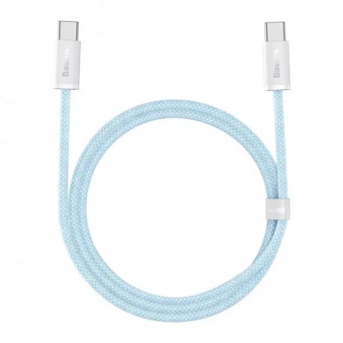 Кабель Type-C/Type-C быстрая зарядка 100Вт 1м голубой Baseus Dynamic CALD000203