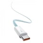 Кабель Type-C/Type-C быстрая зарядка 100Вт 1м голубой Baseus Dynamic CALD000203