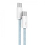 Кабель Type-C/Type-C быстрая зарядка 100Вт 1м голубой Baseus Dynamic CALD000203