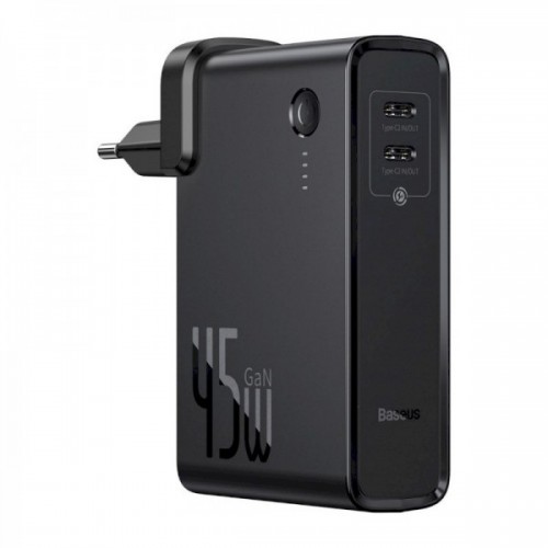 Powerbank încărcător 2în1 45W 10000mAh 2x Type-C QC3 PD Baseus GaN PPNLD-F01