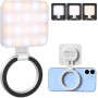 Lampă selfie pentru iPhone magnetică MagSafe albă Ulanzi LT010 3045