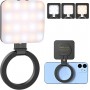 Lampă selfie pentru iPhone magnetică MagSafe neagră Ulanzi LT010 3021