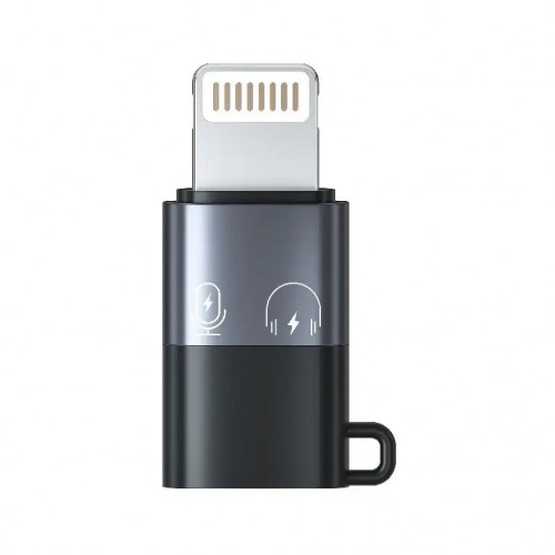 Адаптер Type-C Lightning для микрофона гарнитуры AC Prof 3753