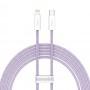 Cablu Type-C Lightning pentru iPhone PD 20W 2m violet Baseus Dynamic CALD000105