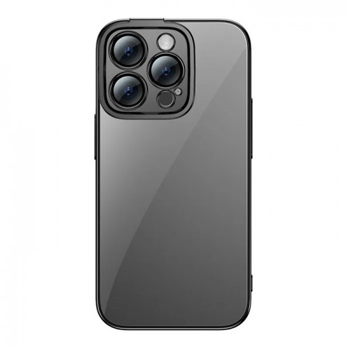 Чехол Iphone 14 Pro Max прозрачный закаленное стекло Baseus Glitter ARMC021101