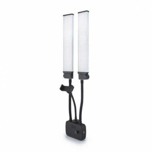 Lampă LED duală 3200-5600K 45W cu trepied 210cm Puluz HD-45XT