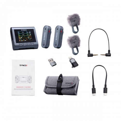 Microfon recorder wireless dual 250m 2.4GHz Synco G3