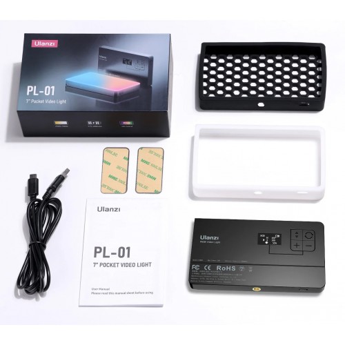 Видеосвет 7" RGB 2500-9000К 10Вт 4000mA Ulanzi LT002