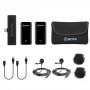 Microfon wireless pentru telefon Type-C digital dual 100m BOYA BY-XM6-S6