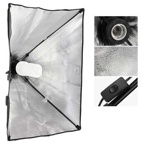 Софтбокс 50x70см журавель 2м Е27 Puluz DCA0991