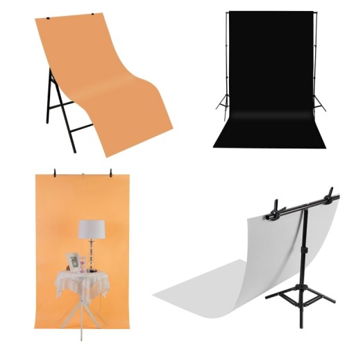 Фотофон ПВХ набір 120x60см білий чорний жовтий Puluz PKT5200